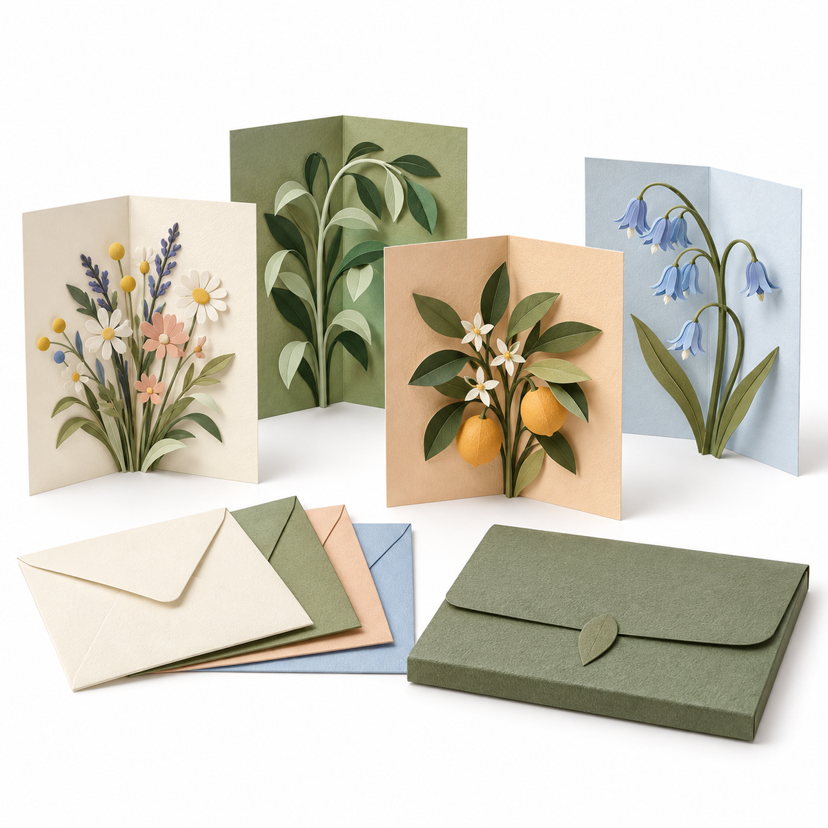 Folded Garden Card Set