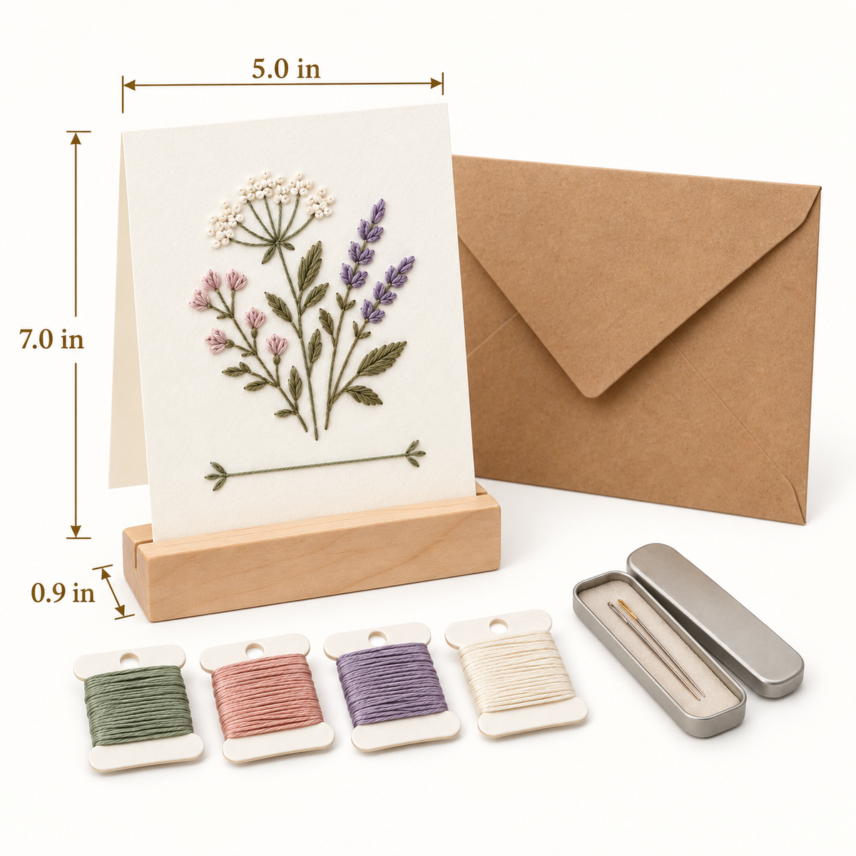 Stitch a Note Card Stand Kit